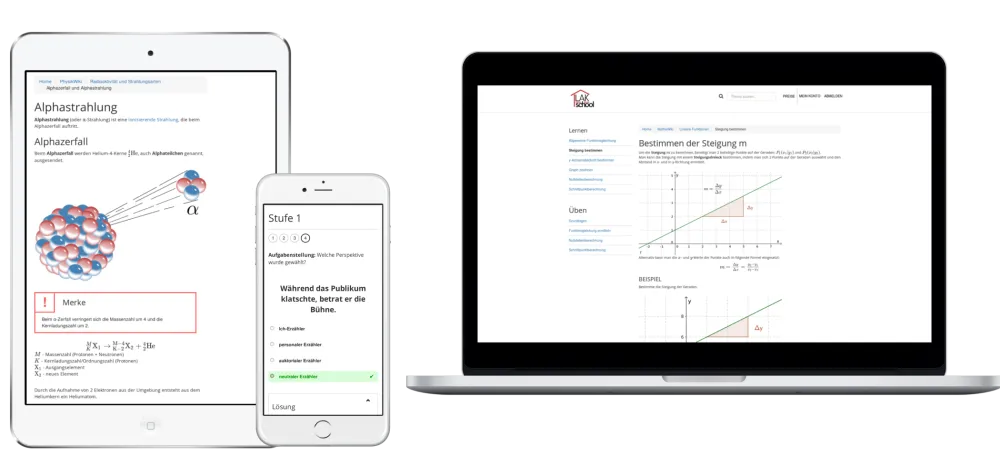 LAKschool auf allen Geräten